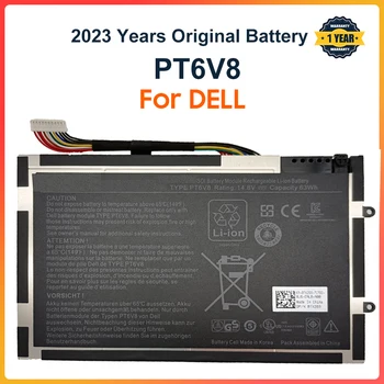 PT6V8 nešiojamojo kompiuterio baterija DELL Alienware M11x M14x R1 R2 R3 P18G T7YJR 8P6X6 08P6X6 14.8V 63WH
