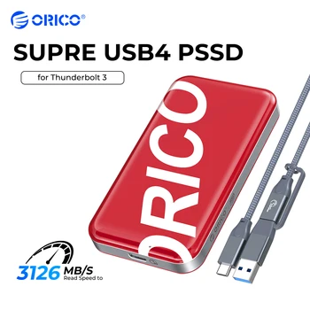 ORICO SUPRE USB4 Nešiojamasis SSD 3100 MB/s išorinis kietojo kūno diskas 2 TB 1 TB 512 GB USB 3.2 Gen 2 tipas- C PSSD nešiojamiesiems kompiuteriams