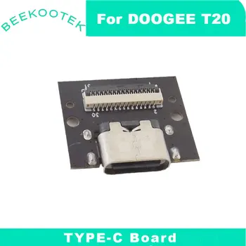 Naujas originalus originalus DOOGEE T20 USB plokštės pagrindo įkrovimo prievadas C tipo plokštės priedai, skirti DOOGEE T20 planšetiniam kompiuteriui