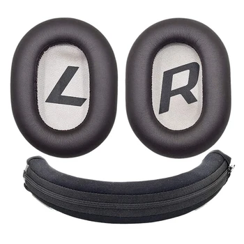 3X ausų pagalvėlės Galvos juosta Ausų pagalvėlės Ausų kaušeliai Ausų dangtelio keitimas Plantronics Backbeat Pro 2 SE 8200UC ausinėms