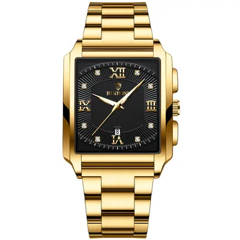 Auksinis laikrodis vyrams Warterproof Sports Vyriškas laikrodis Top prekės ženklo prabangus laikrodis Vyriškas verslo kvarcinis rankinis laikrodis Relogio Masculino