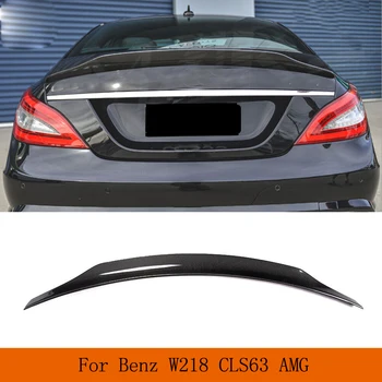 Automobilio galinės bagažinės anglies pluošto spoileris Mercedes-Benz CLS klasei W218 CLS63 AMG 2012 - 2017 Sedanas Galinio sparno spoilerio bagažinės dangtis