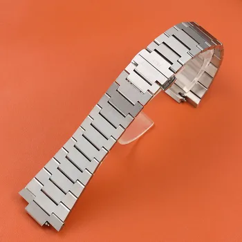 Kieta nerūdijančio plieno apyrankė, skirta Tissot PRX 35MM/40MM serijos dedikuotos sąsajos mados laikrodžių juostos atsarginėms dalims su logotipu