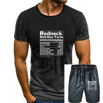 Redneck Mitybos faktai Juokingi marškinėliai Rife Lauko viršūnės Marškiniai Medvilniniai marškinėliai vyrams Preppy stiliaus kalėdiniai drabužiai