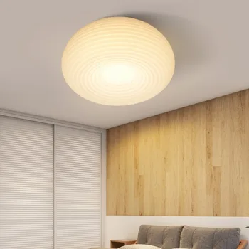 Paprastas miegamojo lubinis šviestuvas Moderni svetainė LED žibintai Kūrybiniai apskriti studijų šviestuvai celėms Lampara Techo Decoe