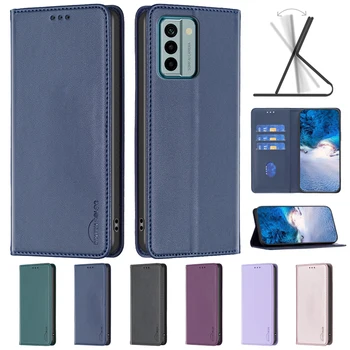 For Nokia G22 G21 Case Luxury Magnetic Flip Phone Case on For Funda Nokia G22 G 22 G21 G11 C12 C22 C32 Card Cover Leather Coque