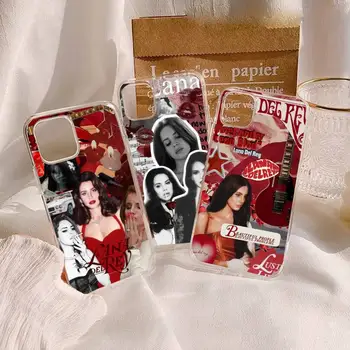 Lana Del Rey Kraft Plakatas Telefono dėklas Skaidrus minkštas Iphone 12 11 13 14 x xs xr pro max mini plus