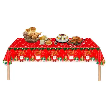 Kalėdų stalo audinys Kalėdų vakarėlio staltiesė Dekoratyvinis stalo dangtelis Sukurkite kalėdinę nuotaiką savo šeimai ir draugams