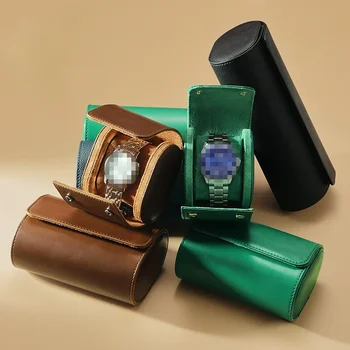 Nauja laikrodžių laikymo dėžutė nešiojama kelioninė kelių laikrodžių laikymo krepšys mechaninė laikrodžių pakuotė dovanų dėžutės stalo pakuotė