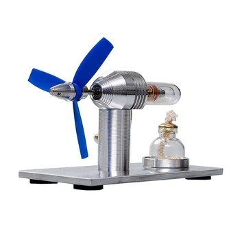 Stirlingo variklio variklio modelis Mokomasis žaislų generatorius Garo variklio fizikos eksperimentas Mokslo gamybos modelis