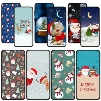 Gift Merry Christmas Santa Claus Deer Casing for Realme C2 C3 C12 C25 C15 C21Y C25Y C21 C11 C31 C30 C33 5 5I 6 6i 8 Cover Case