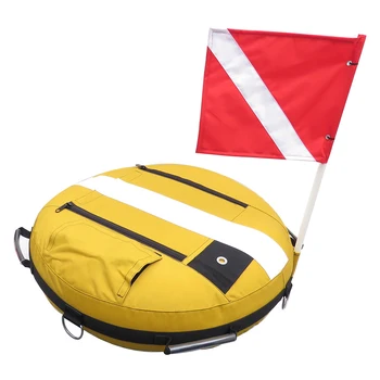 Freediving Buoy Nardymo vėliavaBuoy plūduriuojantis žymeklis Freediving Flag Scuba Nardymas TPU nailono mokymo plūduras Nardymo nardymo mokymo įranga