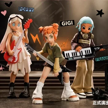 Blind Box Peach Riot figūrėlė Resie Up serija Gigi Poppy Frankie Anime figūrėlė Žaislai Modelis Dekoravimas Kolekcinių mergaičių figūrėlė