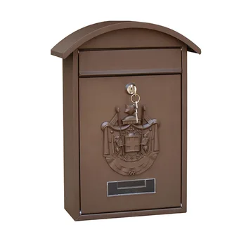 Metalinė pašto dėžutė Europietiška pašto dėžutė vila namų ūkio pašto dėžutė laikraščio vamzdis