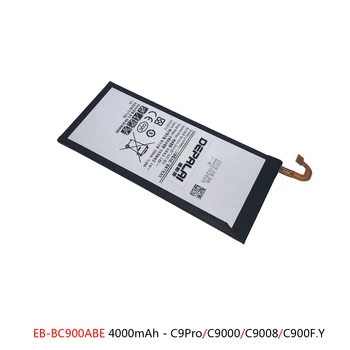 EB-BC900ABE akumuliatorius Samsung Galaxy C9000 C9008 C900F C910 C10Pro Baterijos EB-BC910ABE Aukštos kokybės atsarginės dalys