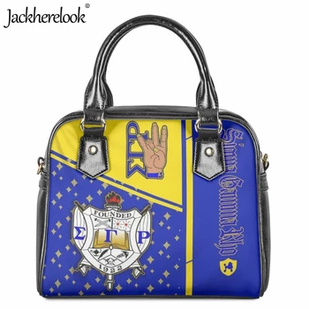 Jackherelook Sigma Gamma Rho Classic Sorority rankinė moterims Daily Travel Shopping Shoulder Bag Casual Fashion Messenger krepšys