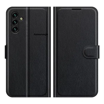 Samsung Galaxy A04S dėklas 04S A04 S apsauginė atverčiama piniginė PU odinis silikoninis apsauginis telefono galinio dangtelio folio knygų dėklas