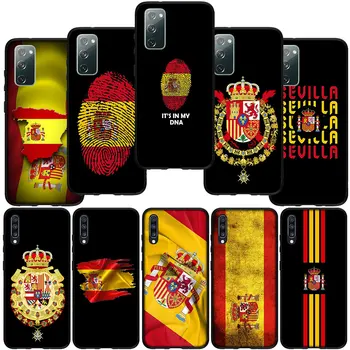 Geltona raudona Ispanijos vėliava Telefono dangtelio dėklas, skirtas VIVO Y11 Y12 Y15 Y17 Y20 Y21 Y33S Y31 Y52S Y51 Y53 Y70 Y74S Y76 Y75 T1 minkštas korpusas