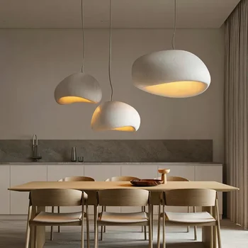 Nordic Wabi Sabi Restoranas LED Japoniškas šviestuvas Dizaineris Miegamasis Naktinis šviestuvas Namų dekoras Svetainė Nakvynės namai Kabanti šviesa