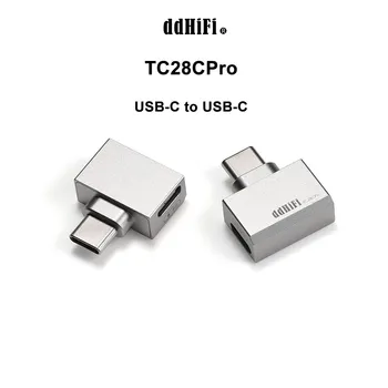 DDHiFi TC28CPro USB-C į USB-C OTG ir maitinimo adapteris, skirtas 
