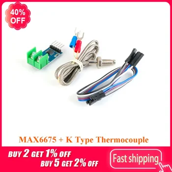 MAX6675 K tipo termoelemento temperatūros jutiklio modulio keitiklio plokštė, skirta Arduino 3.0-5.5V