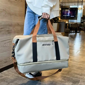 Nauja daugiafunkcinė kempingo kelioninė kuprinė Didelės talpos pečių sporto krepšys Duffel krepšys Vyriškas lauko bagažo krepšys
