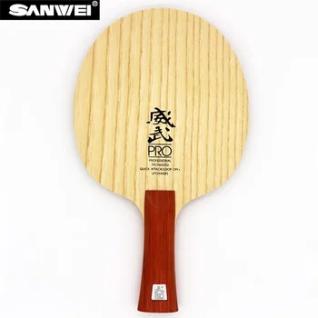 Original SANWEI V5 Pro stalo teniso ašmenys 7 sluoksnių gryna mediena OFF+ Ping Pong Blade profesionali puolimo ataka su kilpos pavara