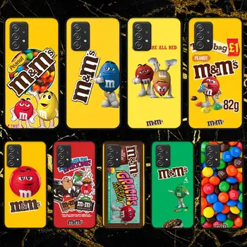M&ms šokoladinis telefono dėklas, skirtas Samsung Galaxy S10 S20 S21 Note10 20Plus Ultra Shell