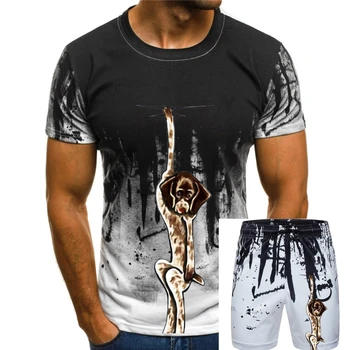 2020 Vyriški marškinėliai Top Fashion Vyriški marškinėliai trumpomis rankovėmis Prigludę vokiški trumpaplaukiai rodyklės spausdinimo marškiniai
