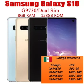 Originalus atrakintas Samsung Galaxy S10 G9730 128GB Dual Sim Snapdragon 855 Octa Core 6.1