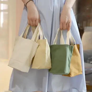 Krepšiai Temperamentas Skėtis Rankinės Mini maišelis Kava Pienas Arbatos maišeliai Moteriškos rankinės Pavasario dienos iškylų krepšiai Korėjietiško stiliaus drobiniai krepšiai