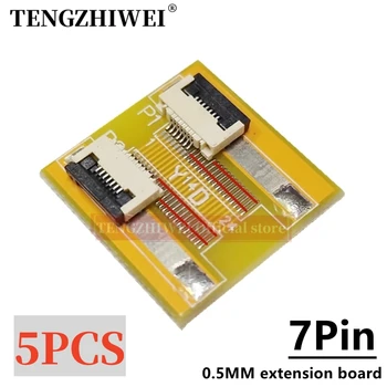 5PCS FFC/FPC prailginimo plokštė nuo 0.5MM iki 0.5MM 7P adapterio plokštė