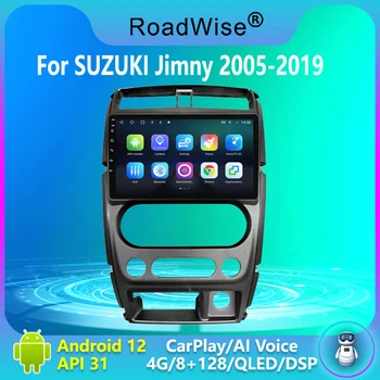 Roadwise 2 DIN Android Car Radio Multimedia Carplay For Suzuki Jimny 3 2005 - 2019 4G Wifi GPS DVD Navi DSP BT Autoradio Stereo