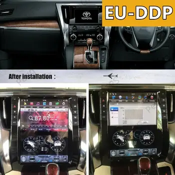 Automobilinis multimedijos grotuvas skirtas Toyota Alphard AH30 2015 - 2019 radijas Android Audio GPS pagrindinis blokas Kasetinis įrašymo įrenginys Stereo autoradio