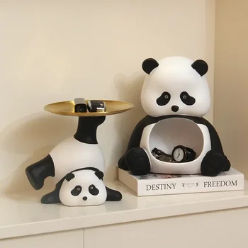 Miela Panda įėjimo spinta Raktų laikymo papuošalai Stovinti svetainė Batų spintelė Namų dekoracijos Kilnojamos dovanos Namų dekoravimas