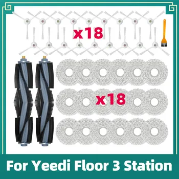 Suderinamas su Yeedi 3 aukšto stoties robotas dulkių siurblys pagrindinis šoninis šepetys šluostės šluostės skudurai priedai Atsarginės dalys
