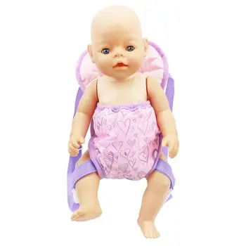 IN Baby Kids Reborn Doll Carrier Kuprinė Žaislinis naujagimio žaislas su priekine ir galine nešyne su dirželiais vaikams Dovana