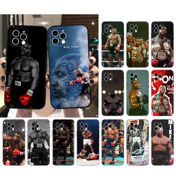 Mike Tyson bokso telefono dėklas, skirtas iPhone 15 14 Pro Max 13 12 11 Pro Max XSMax XR 12 13 mini 14 Plus Shell