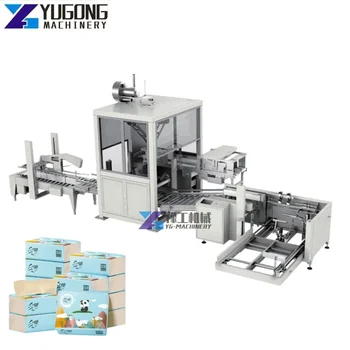 Piešimo tipo veido popieriaus audinių maišelių gamybos mašina visiškai automatinė vieno maišelio minkšto veido audinio popieriaus pakavimo mašina