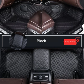 Custom Style automobilių grindų kilimėliai Audi A1 8XA 4 durims 2011-2015 metai Automobilių aksesuarai Interjero detalės Pu oda