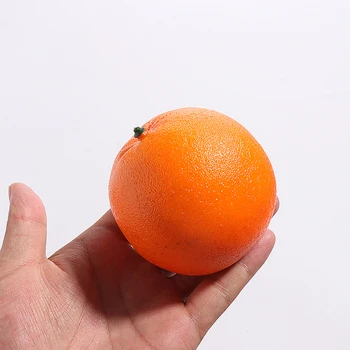 1Pc 8cm dirbtinių vaisių modeliavimo putos oranžinės netikros vaisių modelio namų vakarėlių dekoravimo fotografijos rekvizitai