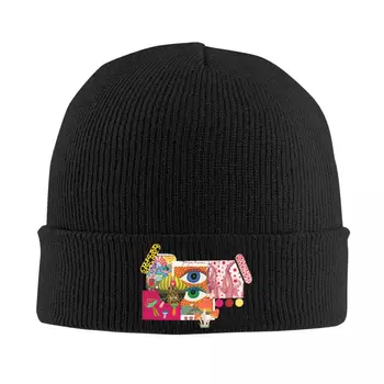 Yayoi Kusama Megztos kepurės Moterų vyrų Beanie žieminė kepurė Šiltas melionas