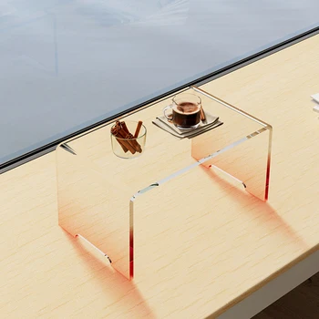 Dizainas Prabangus kavos staliukas Svetainė Modernūs namai Minimalistinis šoninis staliukas Daiktadėžė Vietos taupymas Stalas Basse De Salon dekoravimas