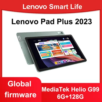 Global Firmware Original Lenovo Pad Plus 2023 MediaTek Helio G99 6GB 128G 11.5inch LCD ekranas 7700mAh reklama