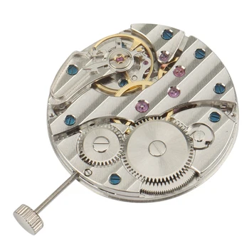 5X mechaninė rankinė apvija 6497 St36 laikrodžio judėjimas P29 44 mm nerūdijančio plieno laikrodžio dėklas tinka 6497 judesio laikrodis