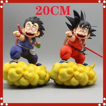 20cm Dragon Ball Z Son Goku Anime figūrėlė Debesis Goku veiksmo figūrėlė Statulėlė Modelis Lėlė Kolekcinis ornamentas Vaikų žaislai Dovanos PVC
