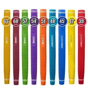 Nauja golfo rankena Aukštos kokybės guminės golfo rankenos 1Vnt 9 spalvų golfo priedas
