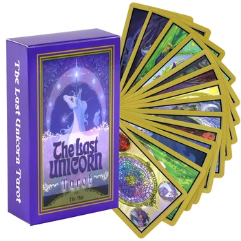 The Last Unicorn Taro Cards Games Oracle Deck PDF Digital Guide Divination Party Desktop Toy Entertainment Leisure 18+