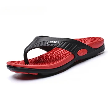 Masažinės šlepetės Vyriški šlepetės Vyriški batai Vasariniai kvėpuojantys paplūdimio batai Sandalai 40-45 dydis Lauko laisvalaikio šlepetės