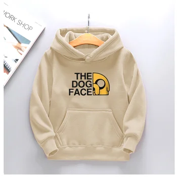 Boy Girl Jake The Dog Printed Hoodies Funny Graphic Children Sweatover Kid Fashion Clothing